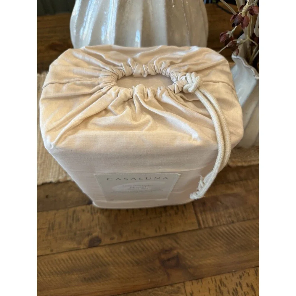 California King 400 Thread Count Rayon from Bamboo Sheet Set Natural - NEW
